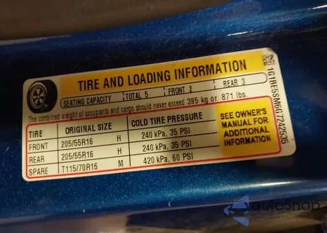 2016 Chevrolet Cruze Lt Auto z USA, uszkodzony, nr VIN 1G1BE5SM6G7242535